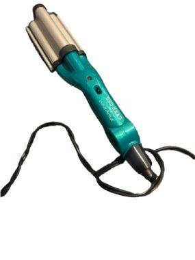 BedHead Teal and Gold Triple Barrel Waver